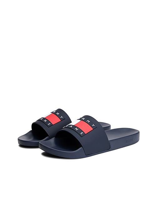 Tommy Jeans - Ciabatte uomo - blu TOMMY HILFIGER | EM0EM01191C1G