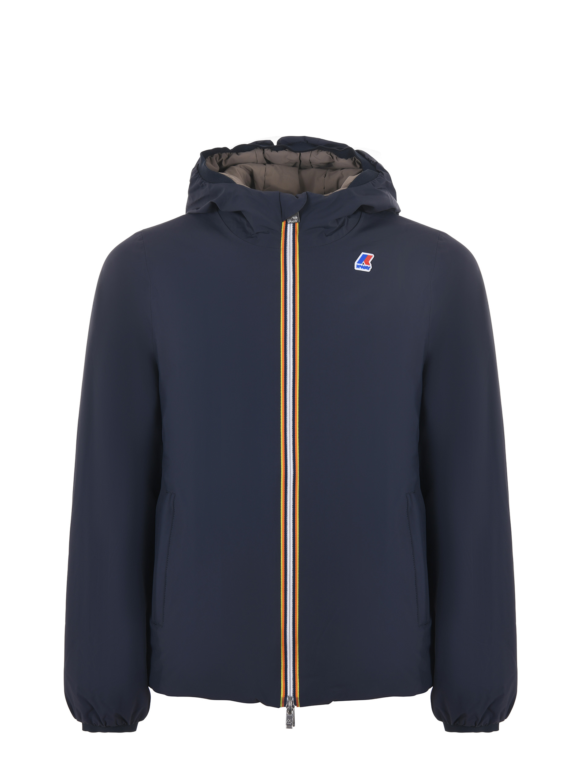 K-way Jack Stretch Dot Jacket In Blue