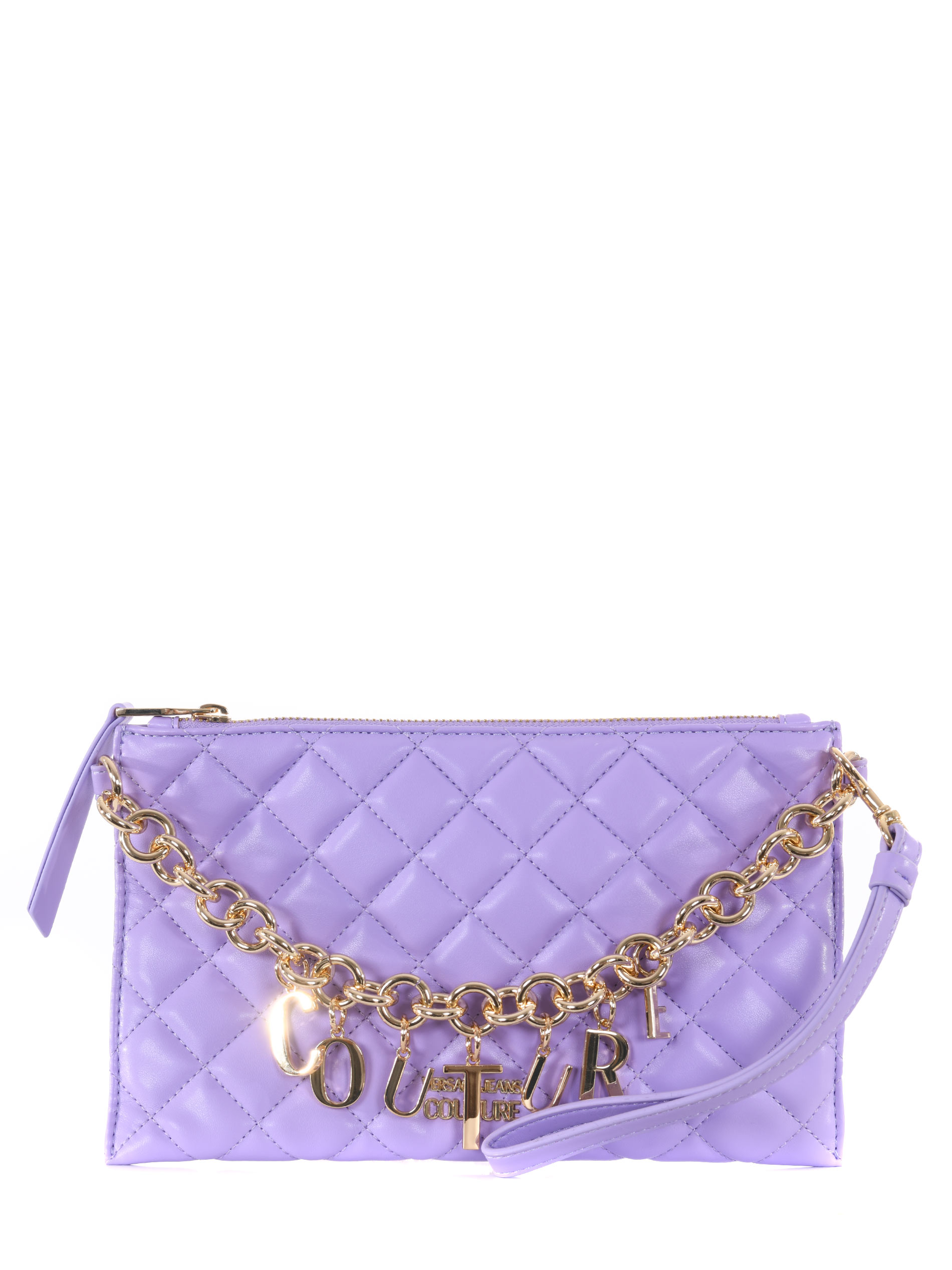 Versace Jeans Couture Clutch Bag In Lilac ModeSens