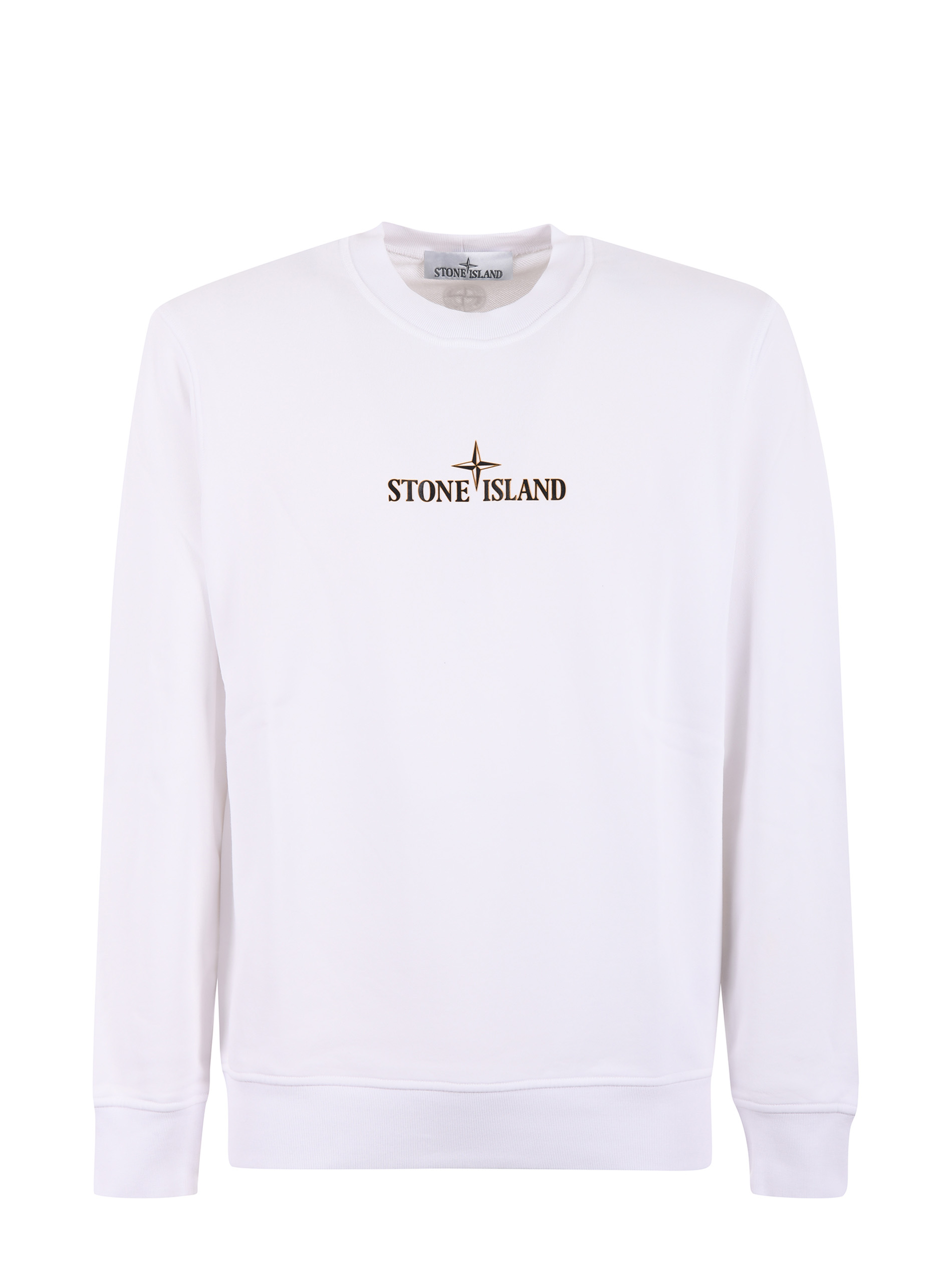 Farfetch Stone Island V Neck T Shirt Bomber Stone Island Bianco