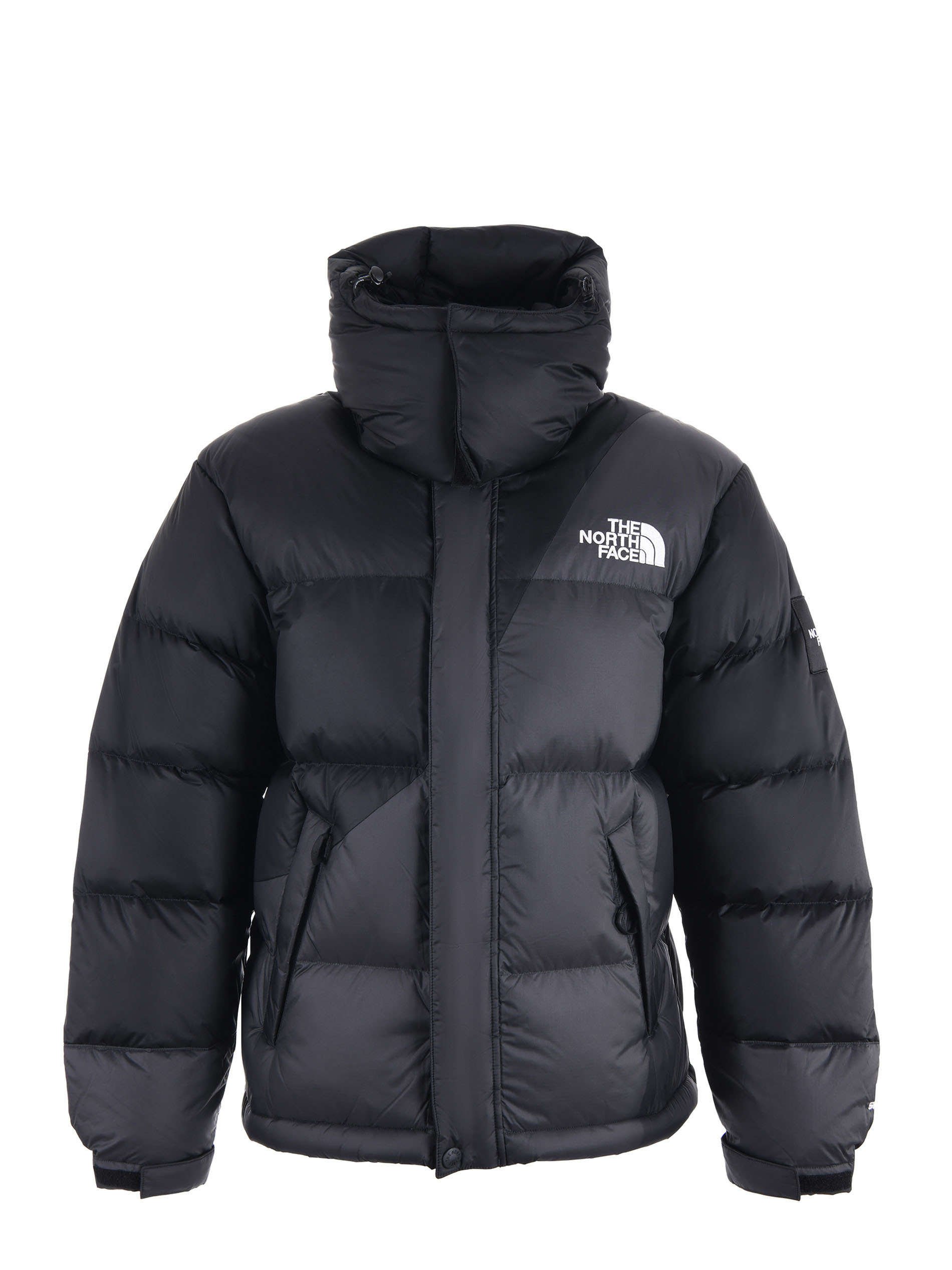 The North Face Down Jacket In Nero/grigio Scuro