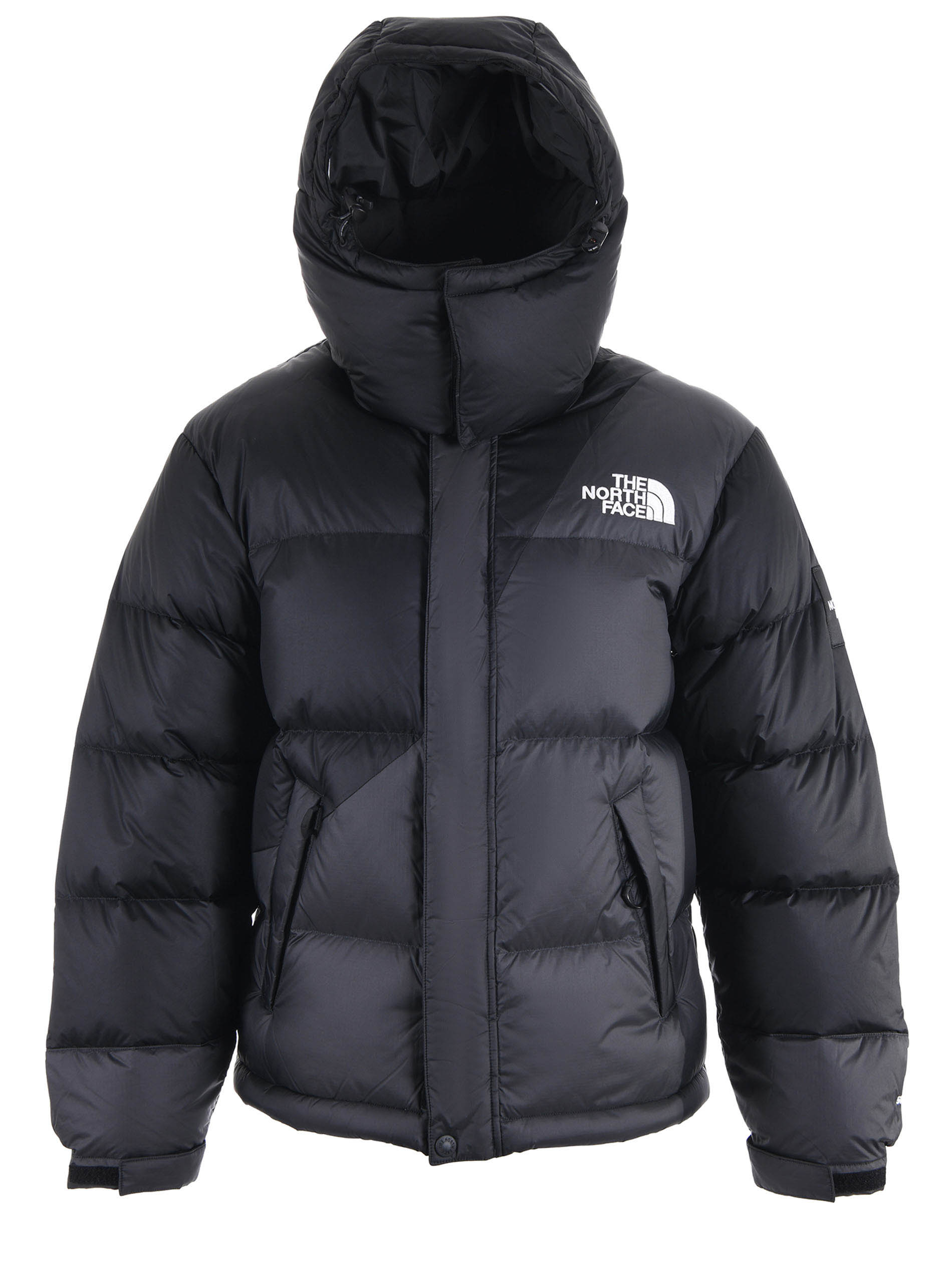 The North Face Down Jacket In Nero/grigio Scuro
