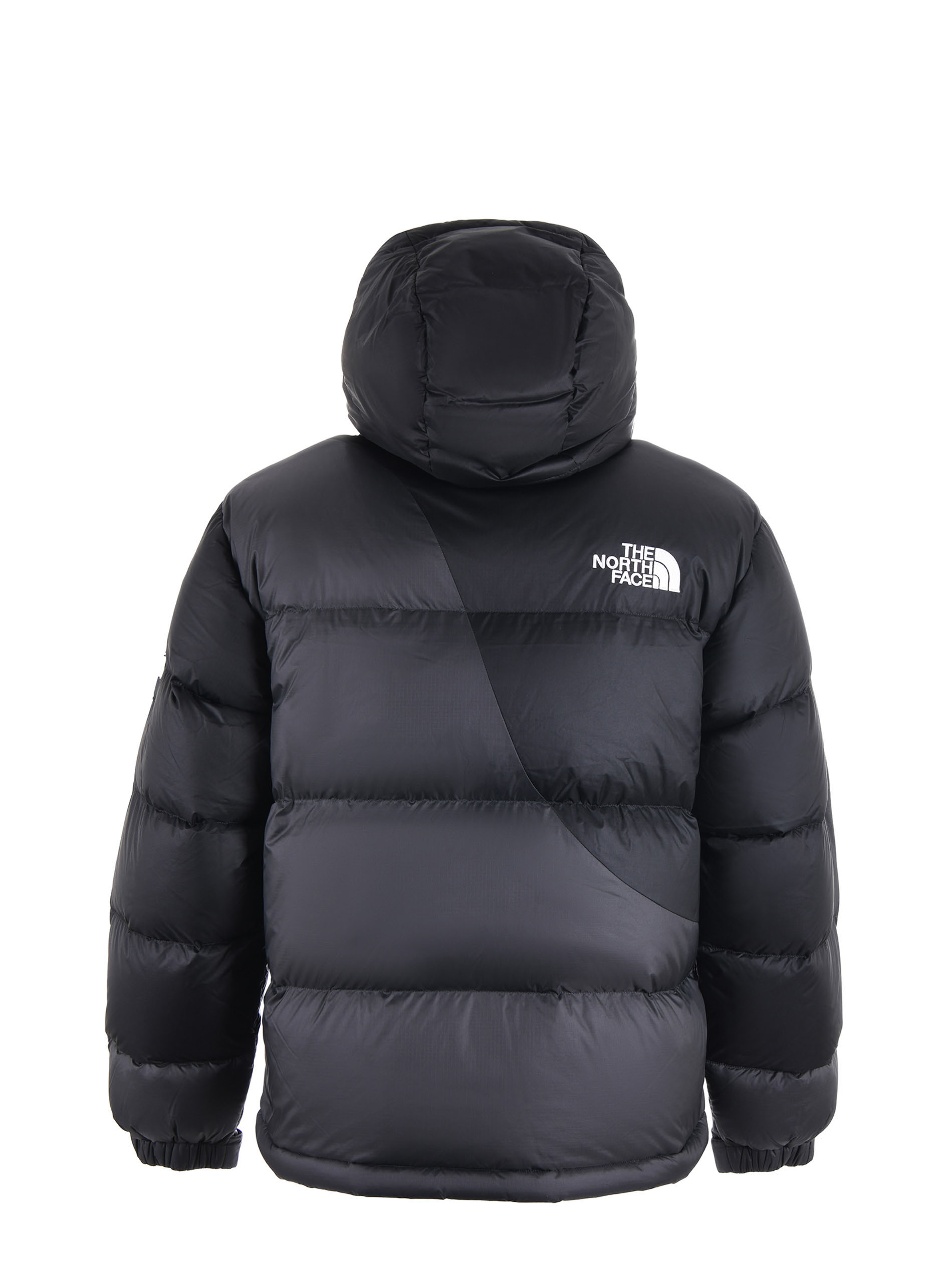 The North Face Down Jacket In Nero/grigio Scuro