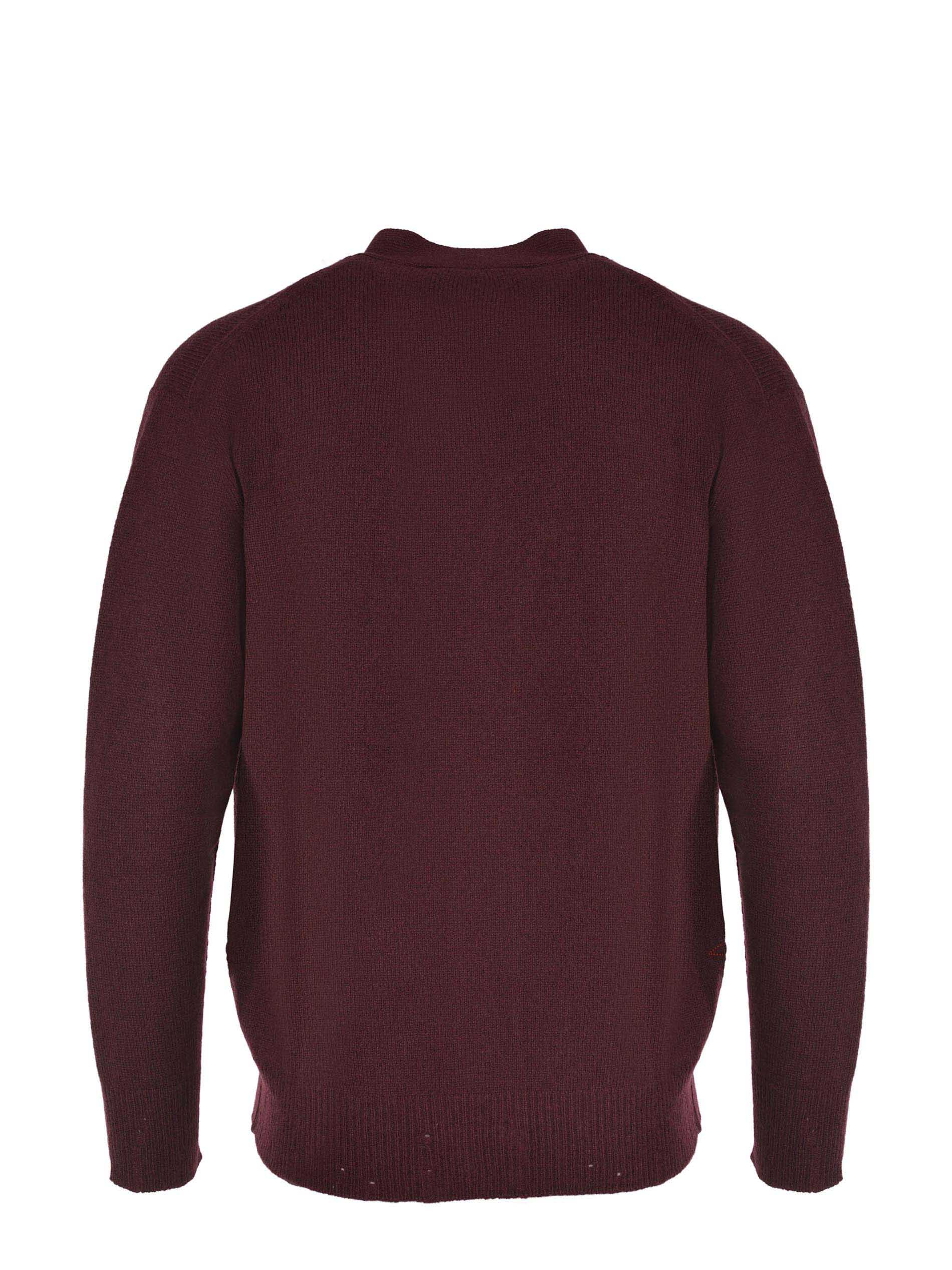 Amarmia Cardigan Donna Lungo Morbido Con Tasche, Aperto Davanti, Vestibilità Larga, Borgogna XXL