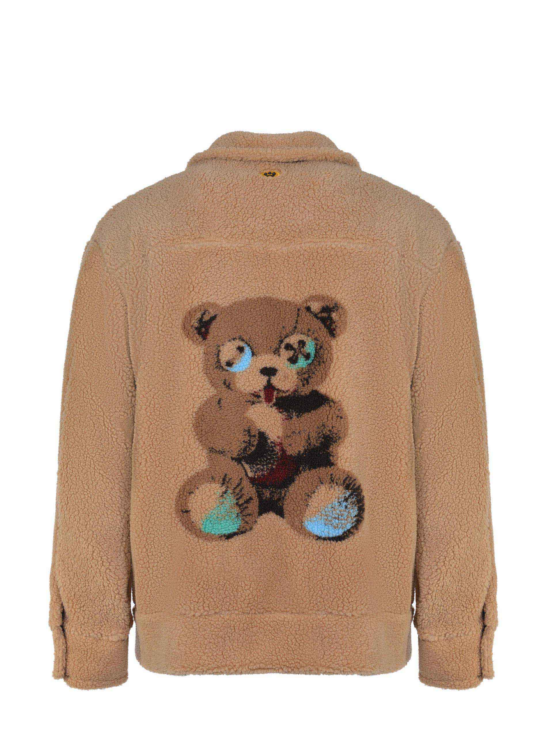 Barrow Teddy Jacket In Brown