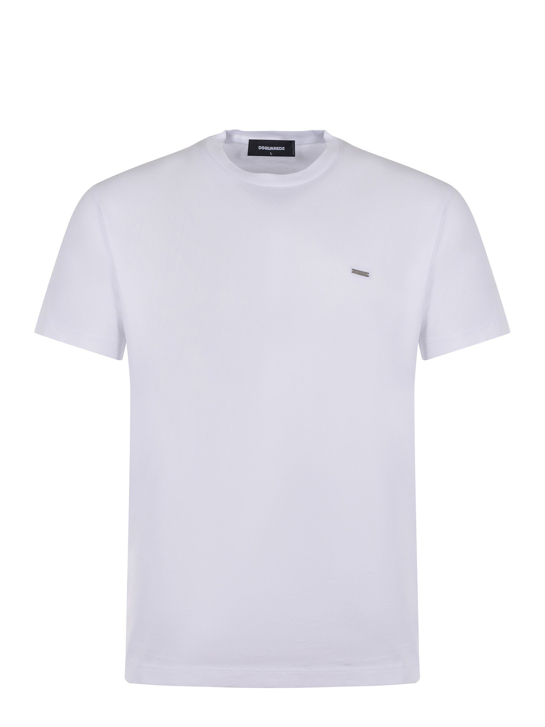 Dsquared2 White Cotton T-shirt In White