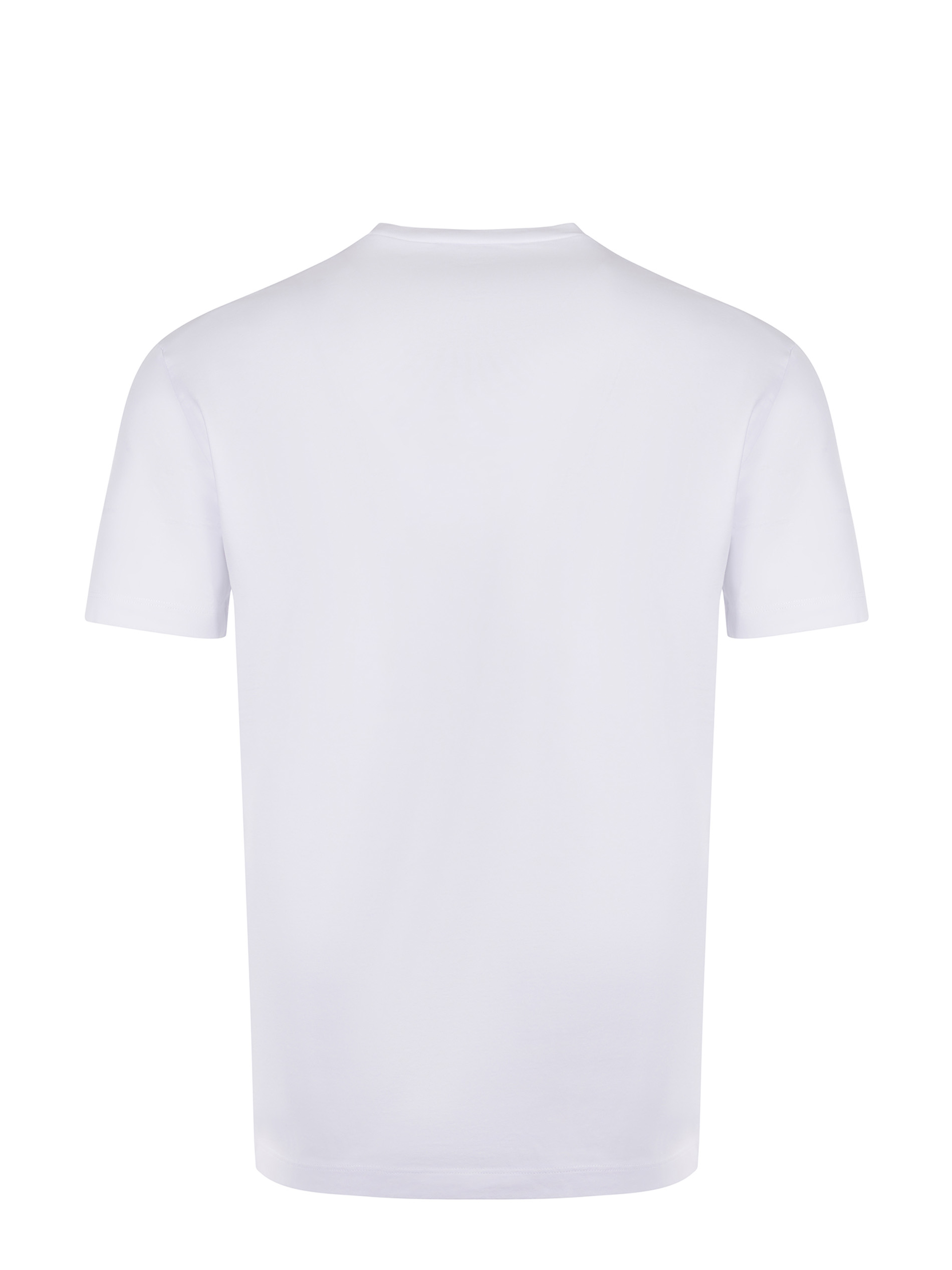 Dsquared2 White Cotton T-shirt In White
