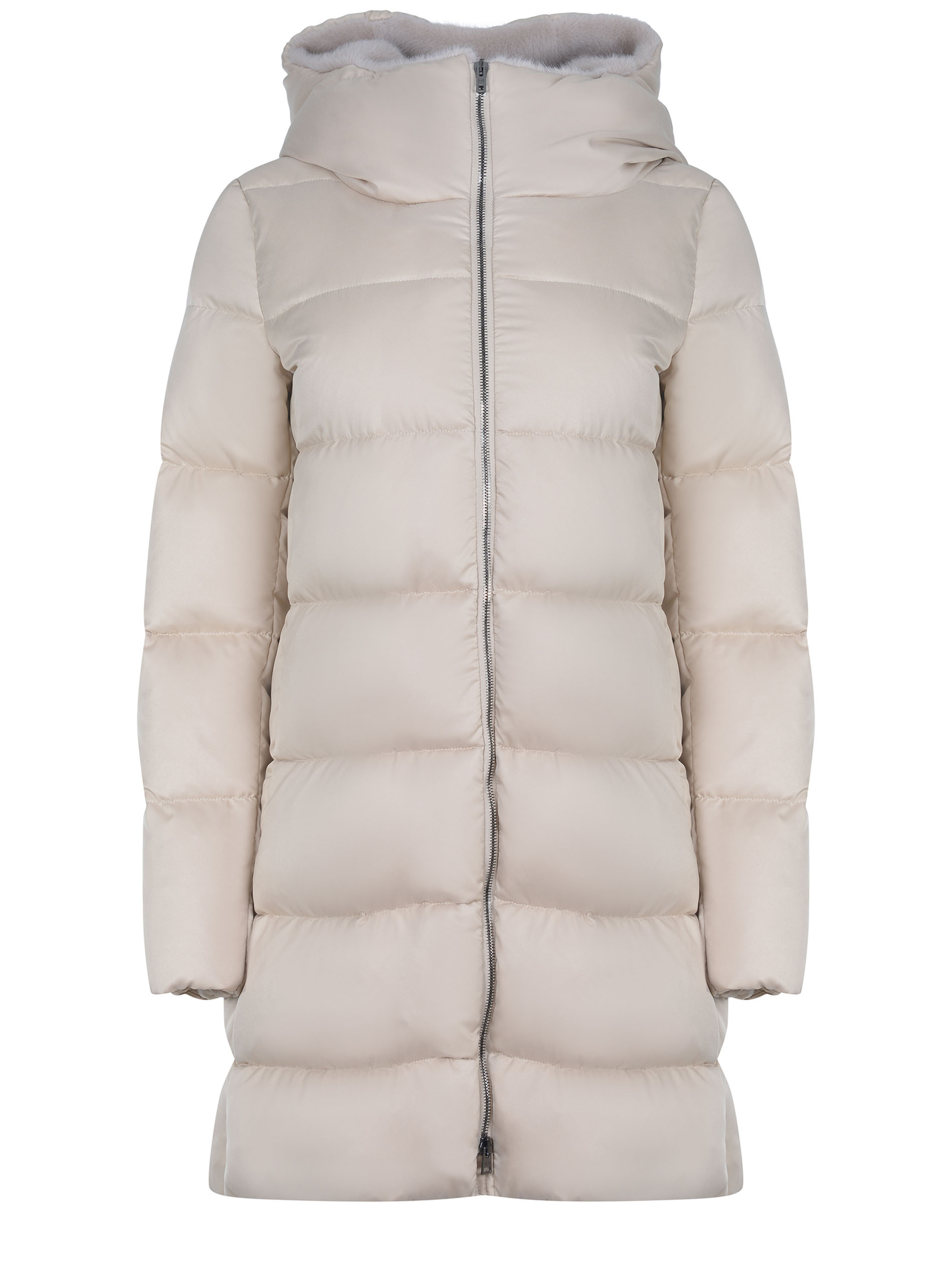 Herno Down Jacket In Neutral