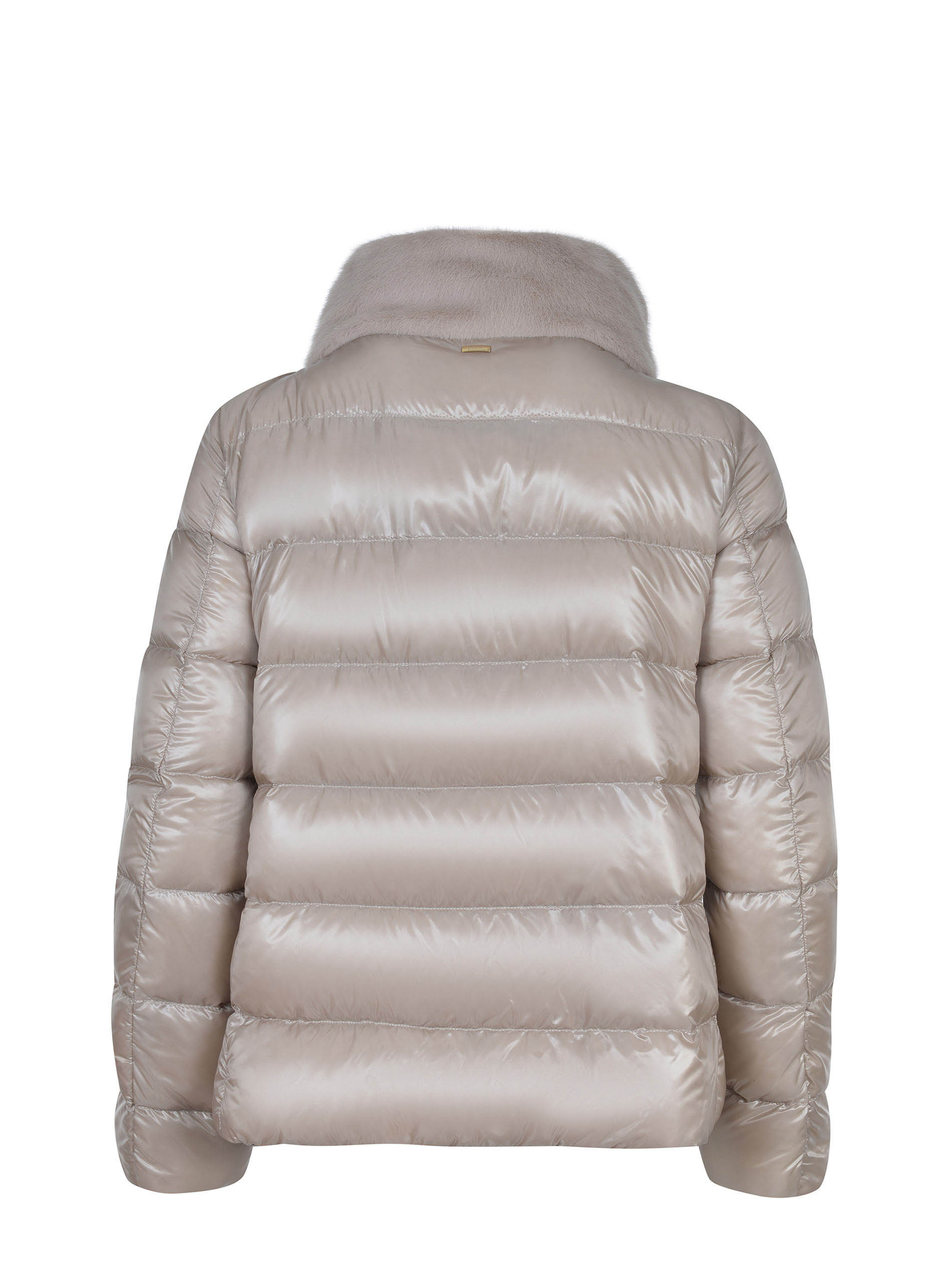 Herno Down Jacket In Neutral