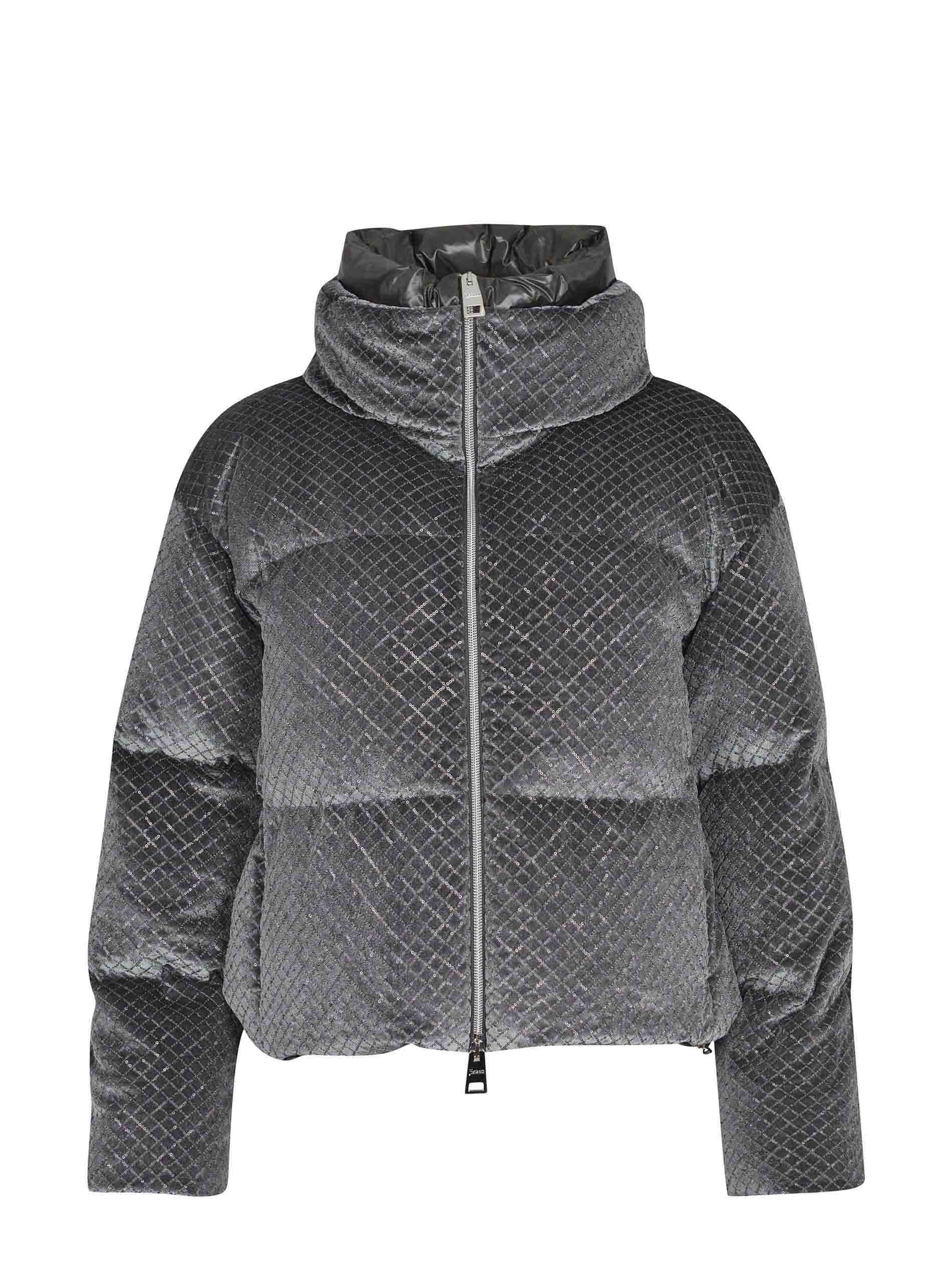 Herno Down Jacket In Gray