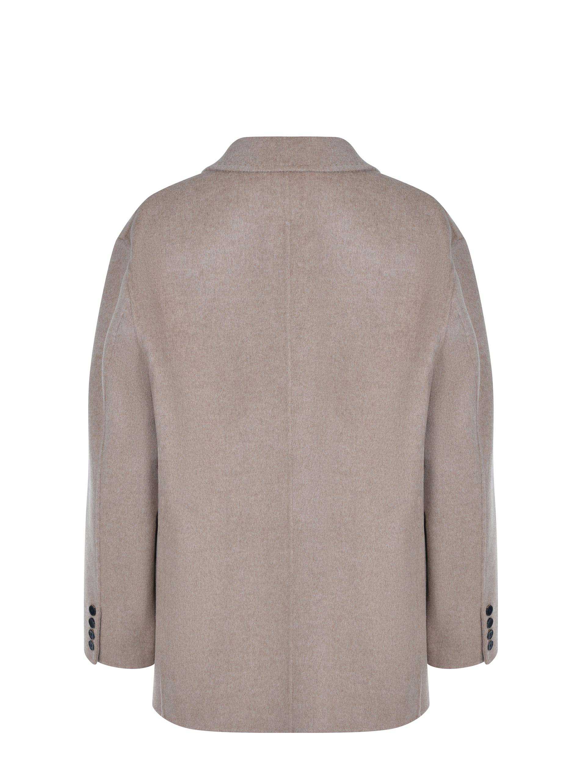 Solotre Jacket Made Of A Wool And Cashmere Blend In In Brown