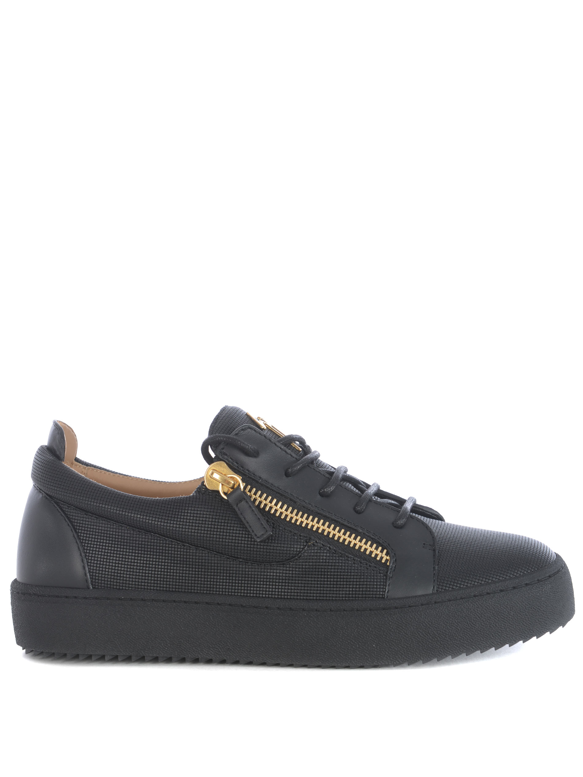 giuseppe zanotti leather sneaker
