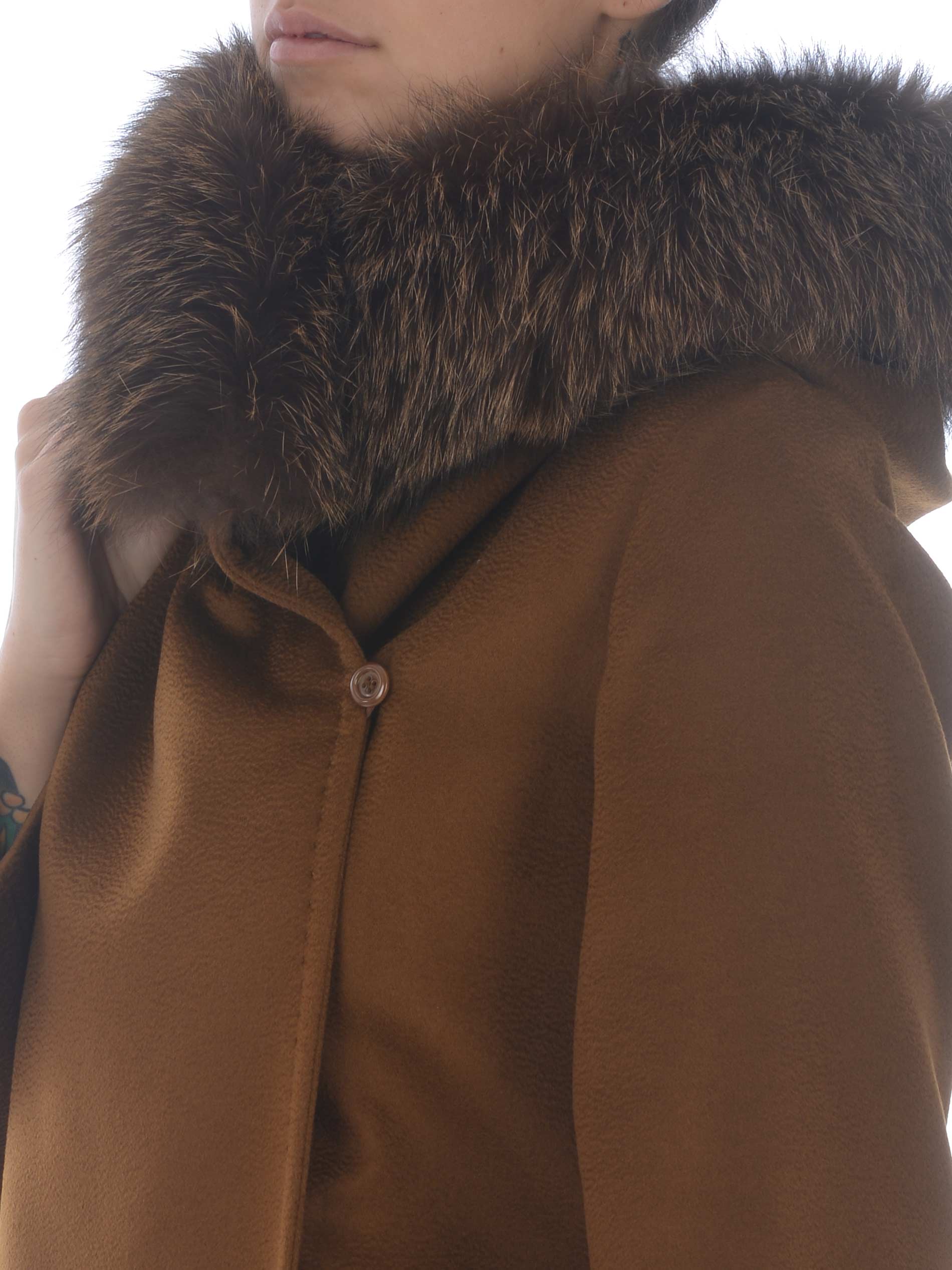 Max Mara Studio Mango Coat In Pure Virgin Wool Max Mara Studio Tufanomoda