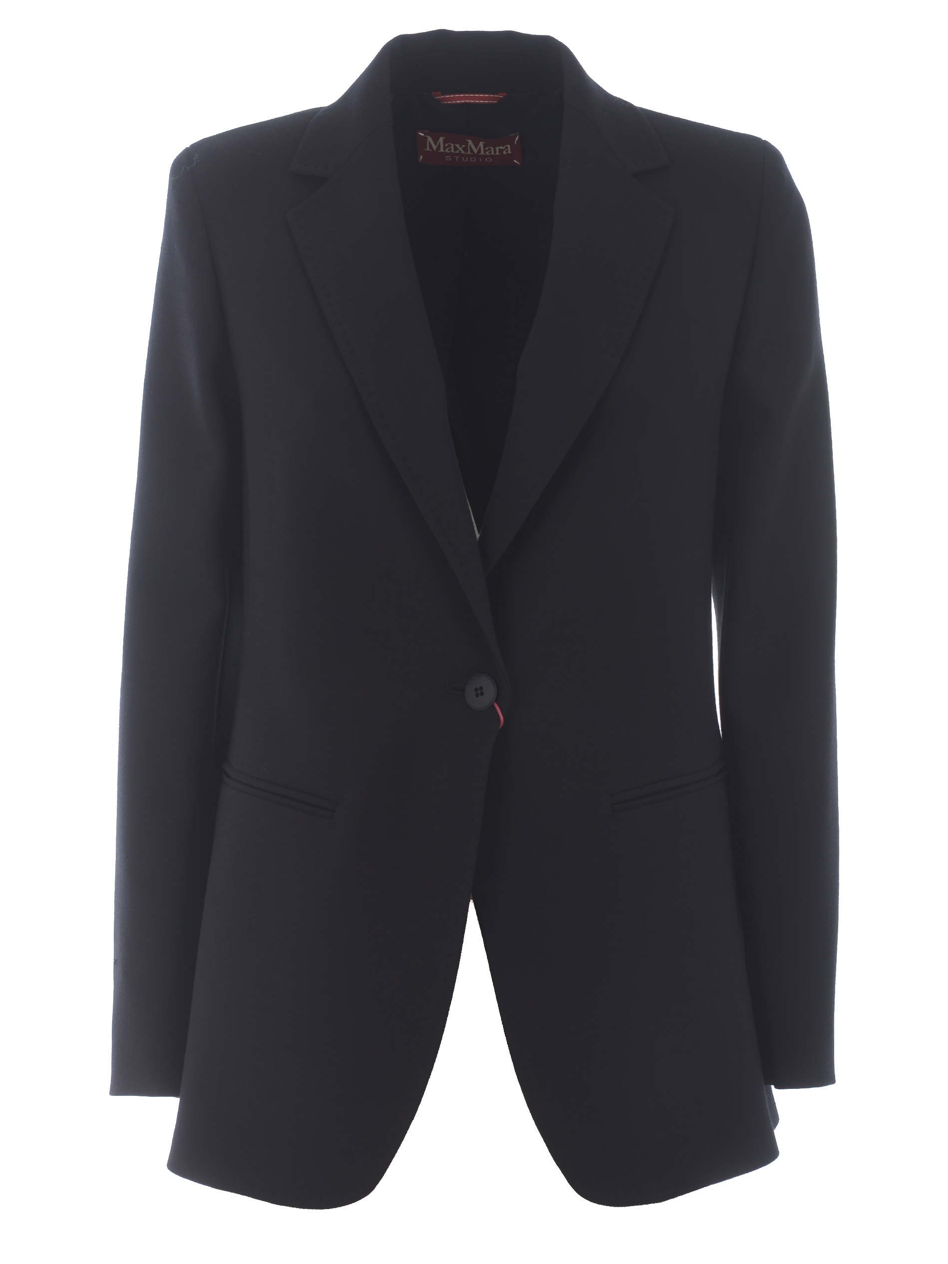 Max Mara Studio Cecina Jacket In Stretch Wool Max Mara Studio Tufanomoda
