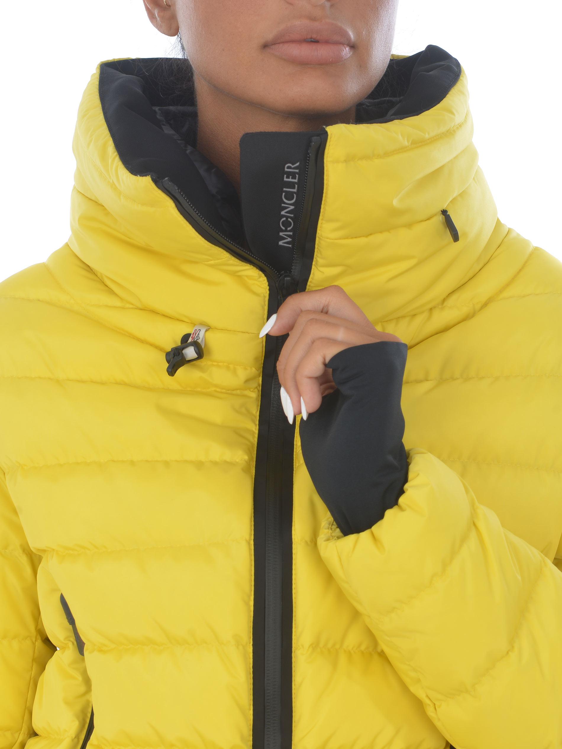 yellow moncler jacket