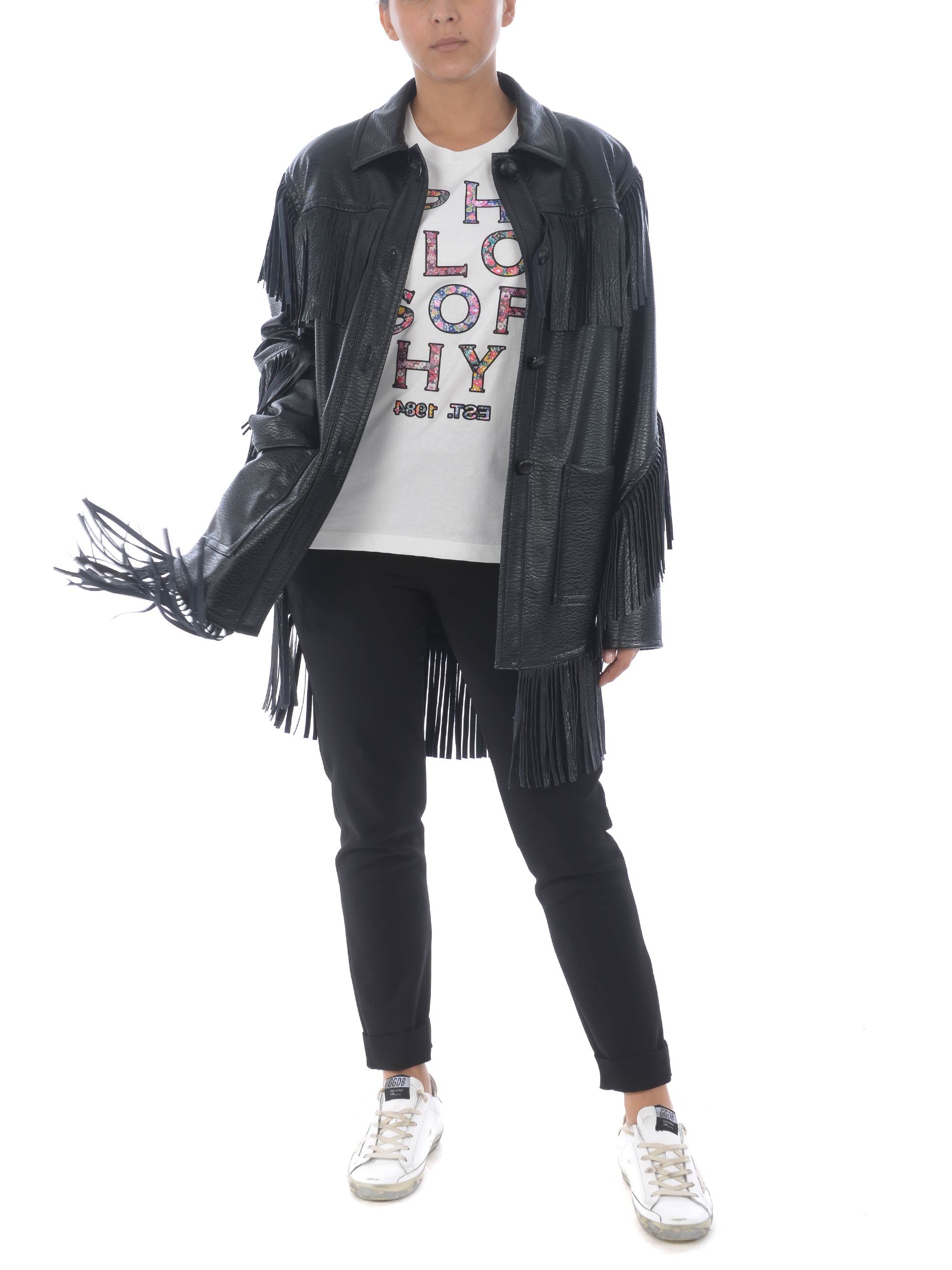 philosophy faux leather jacket