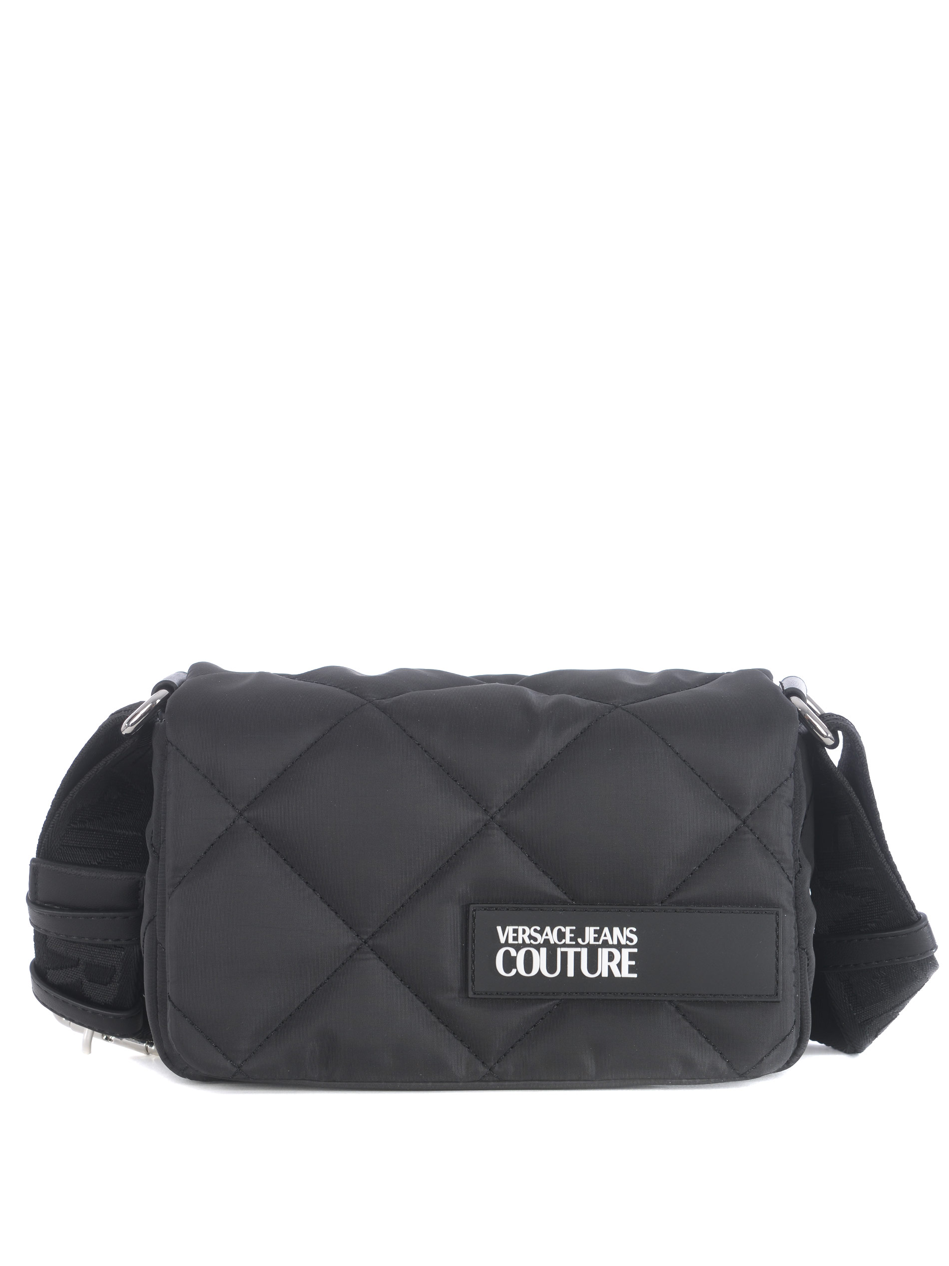 versace jeans black shoulder bag