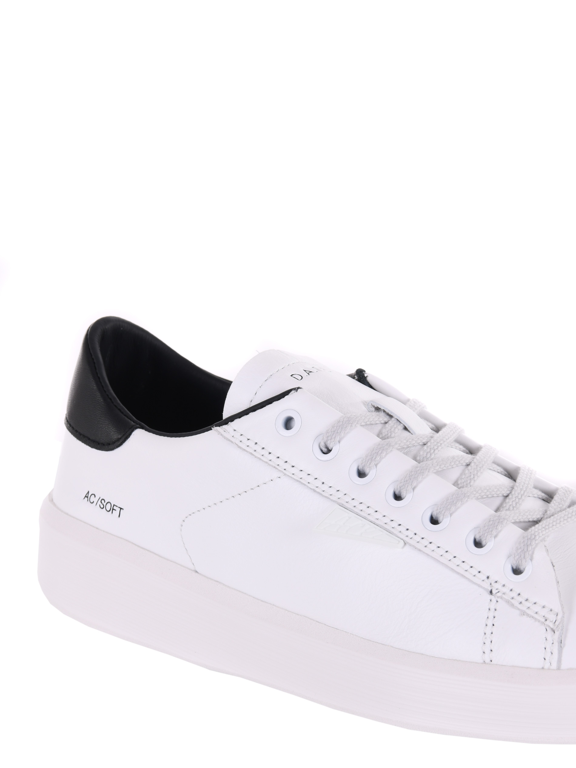 Date Ace Calf Sneaker Uomo White/Black