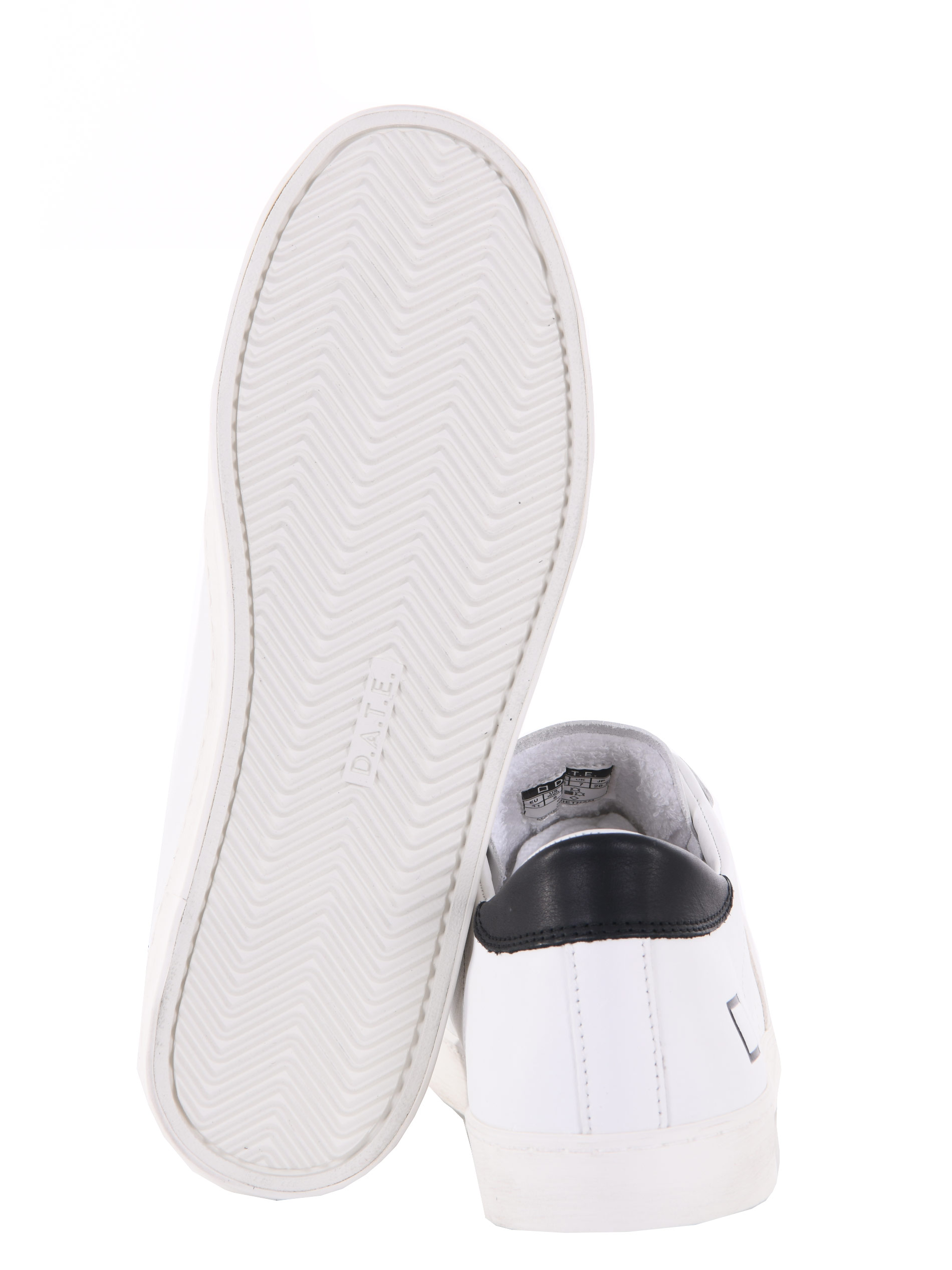 DATE UOMO SCARPE SNEAKERS HILL LOW VINTAGE CALF WHITE-YELLOW -  Dresscorner.it