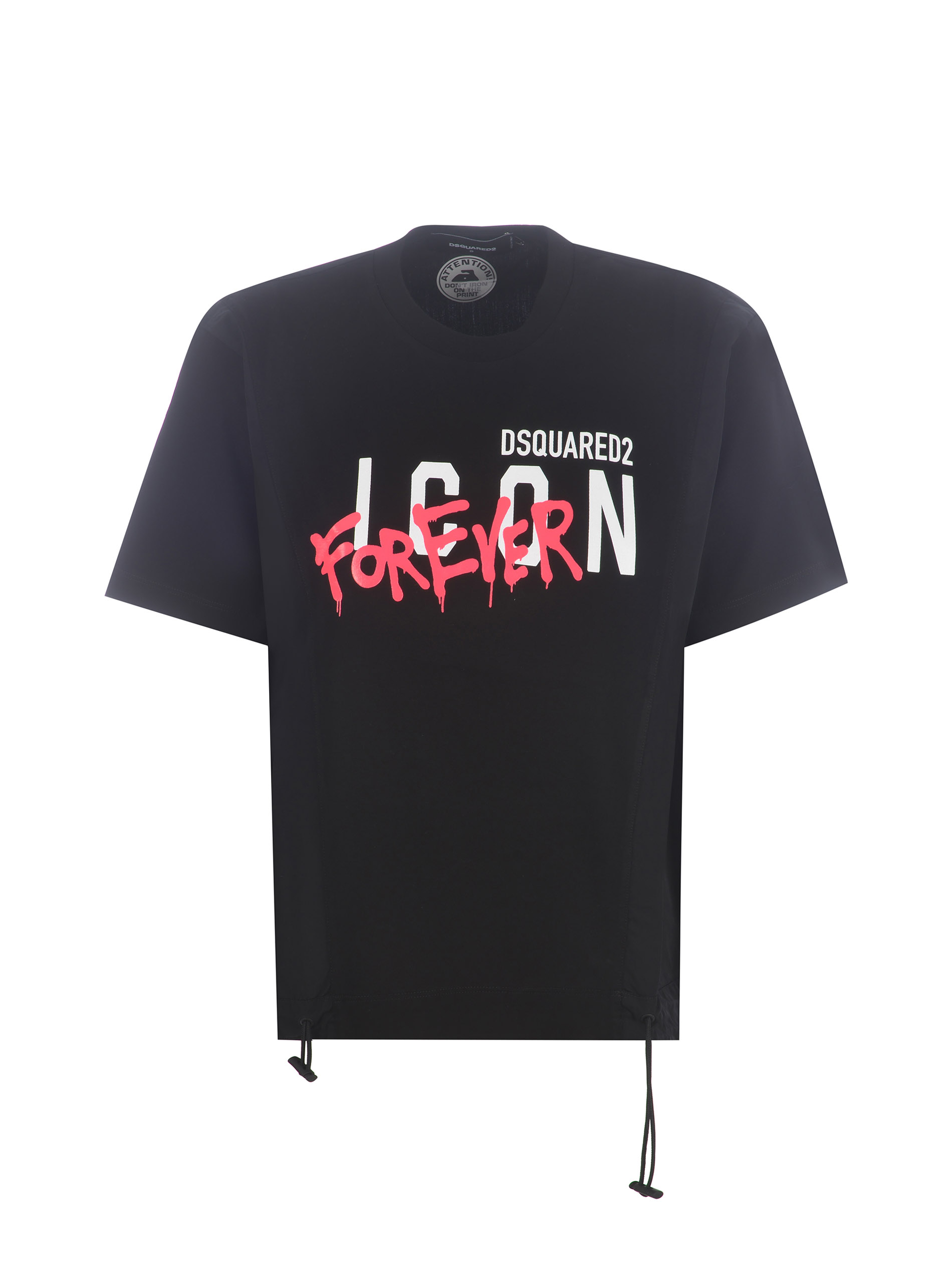 T-shirt Stampa Icon Reflective da Donna Dsquared2 | Coltorti Boutique