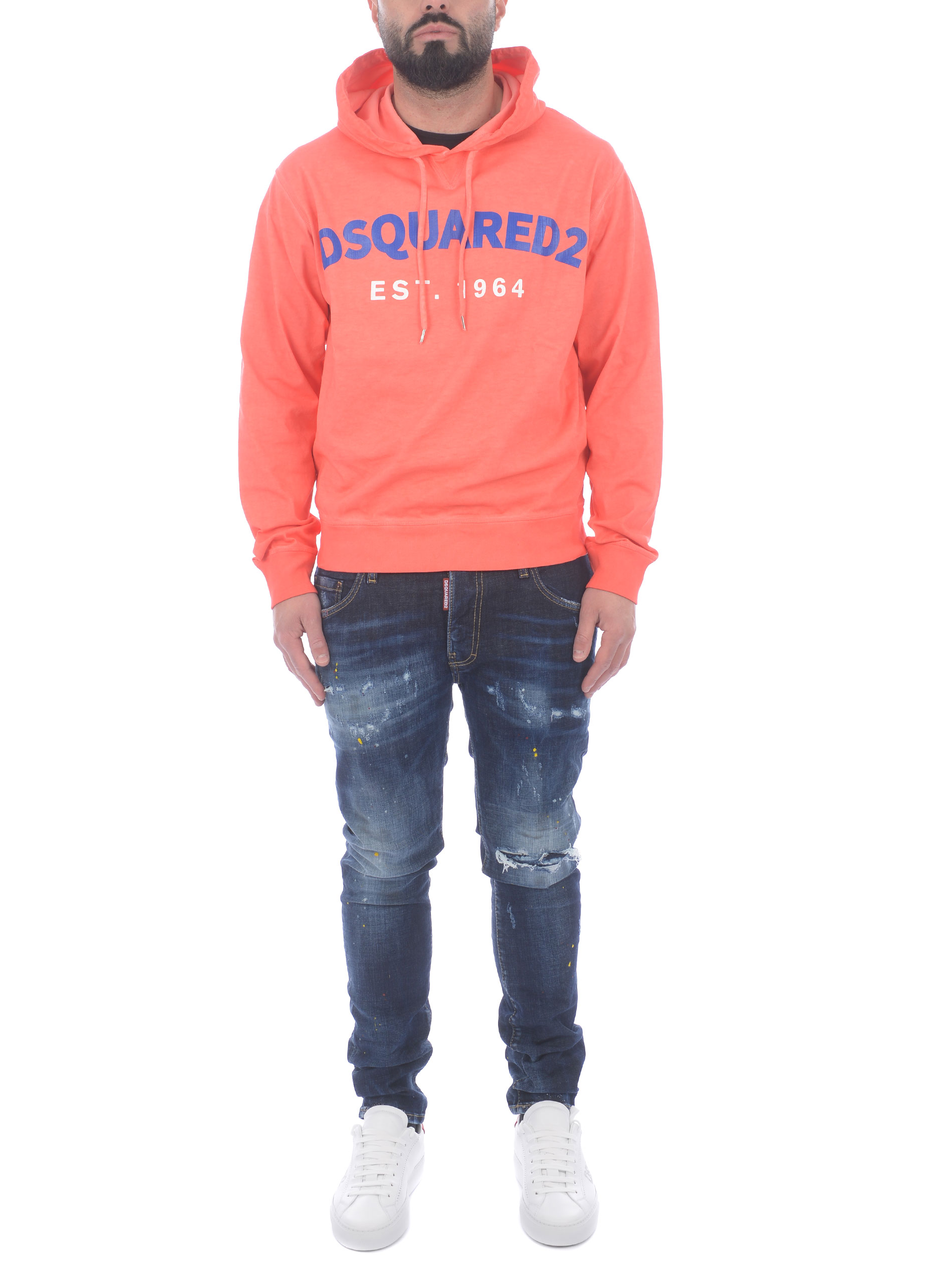 Felpa Dsquared2 in cotone - DSQUARED - Tufano Moda