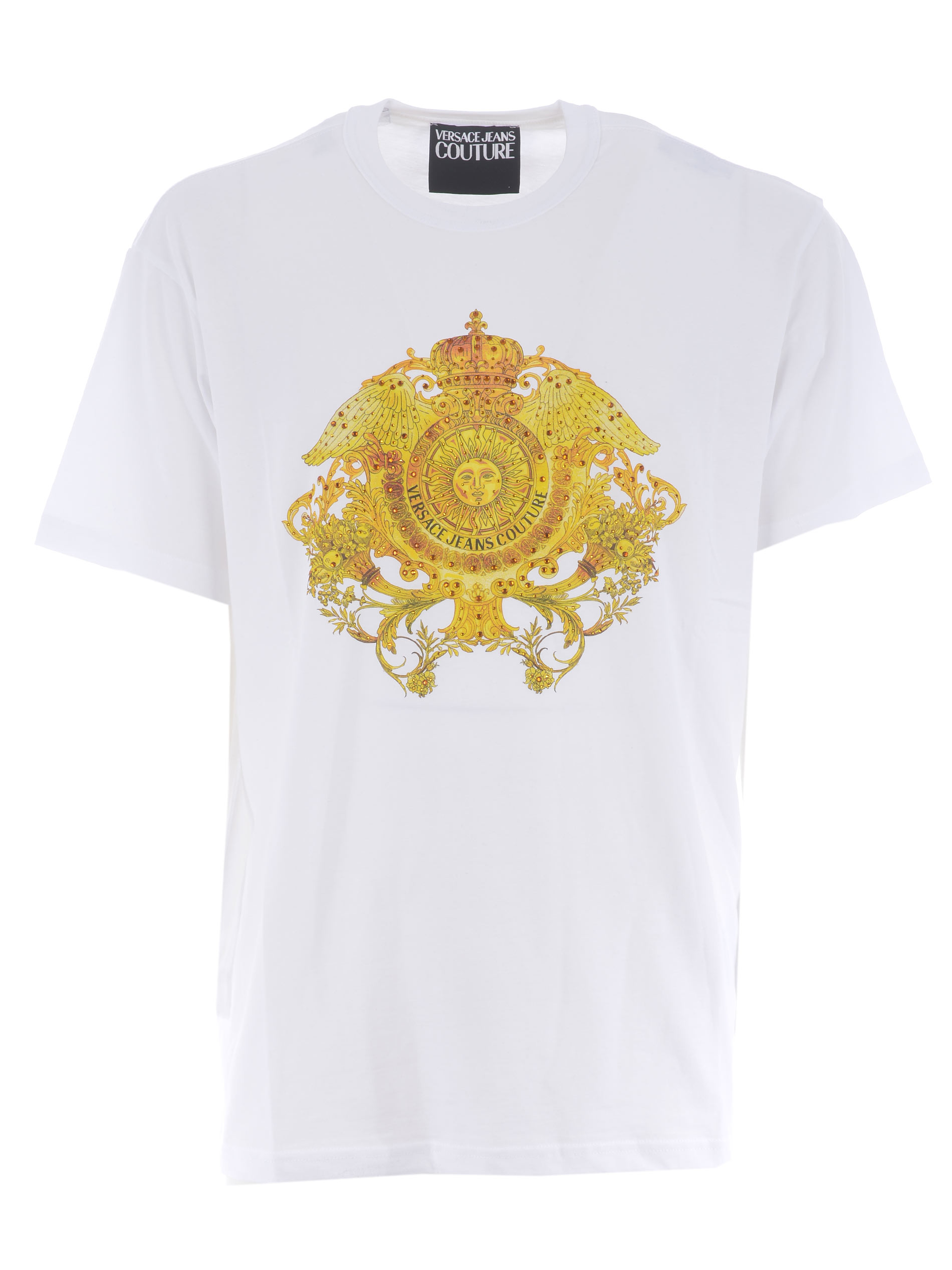 T-shirt Versace Jeans Couture in cotone - VERSACE JEANS - Tufano Moda