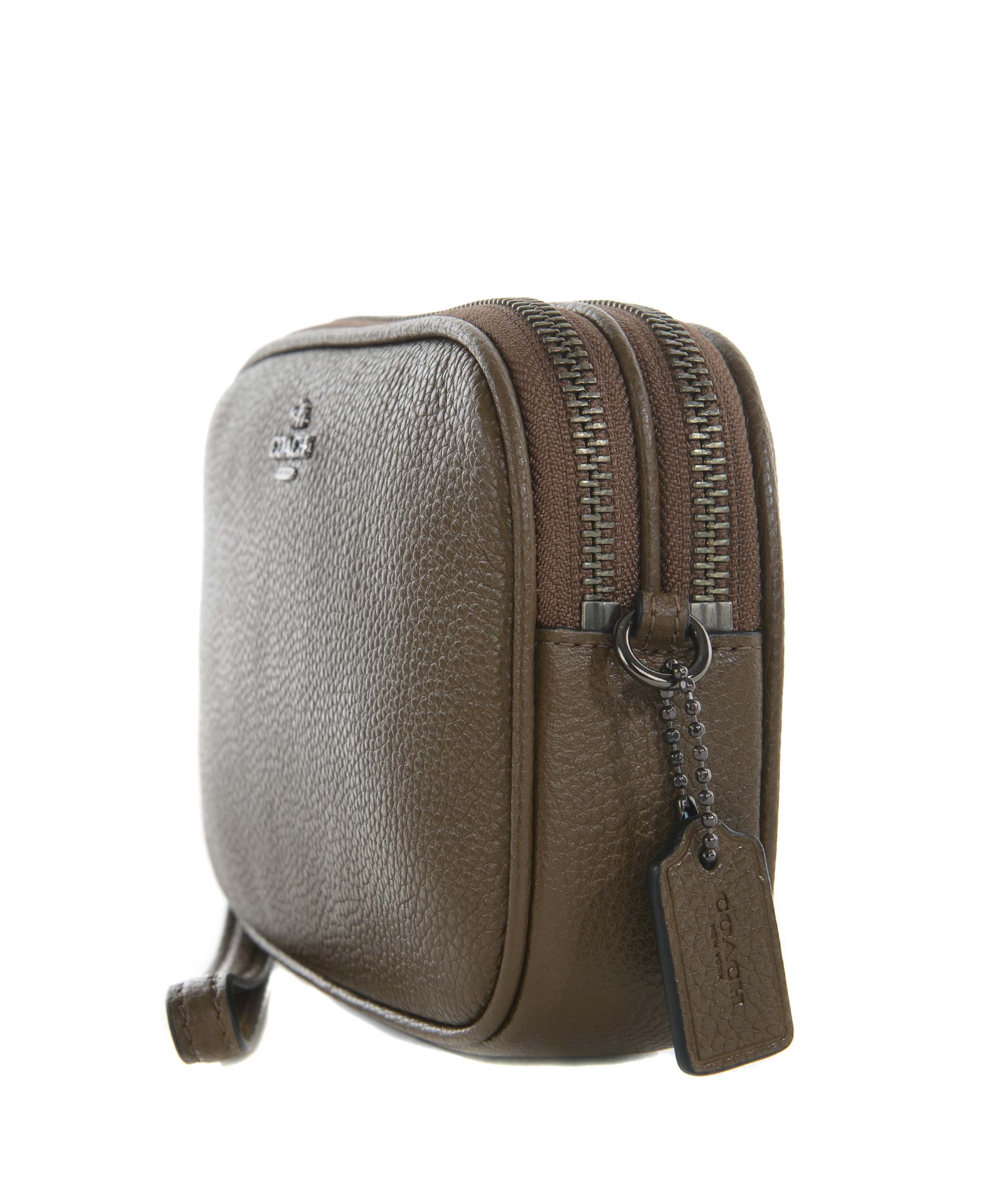 leather clutch with strap