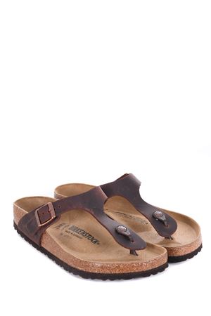 Ciabatte infradito Birkenstock gizeh habana BIRKENSTOCK | Ciabatte | 743831OILED LEATHER