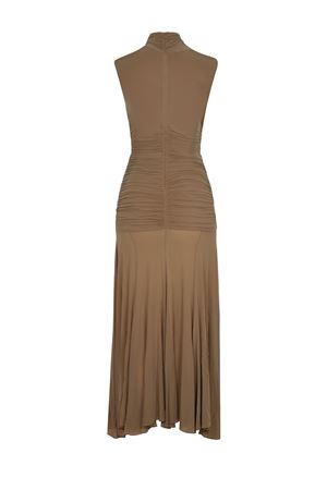 Magda Butrym dress made of beige cupro. MAGDA BUTRYM | Dress | 161725BEIGE