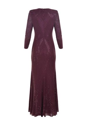 Self-Portrait dress  SELF-PORTRAIT | Dress | PF25-122XBURGUNDY