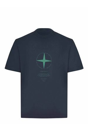 Cityone T-Shirt Uomo Fire Island Estate – 100% Cotone, Stampa Ecologica, Taglie XS-3XL, Regalo