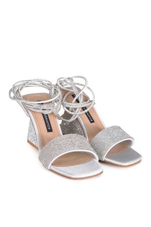 Twenty Fourhaitch Lezira sandals   TWENTY FOURHAITCH | Sandals | S0118-LEZIRAARGENTO