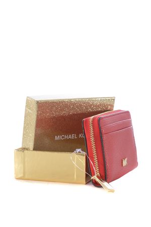 Portafoglio piccolo da donna MICHAEL MICHAEL KORS - Carmen 34S1GNME6L Soft  Pink 187 - Portafogli per donna - Portafogli - Pelletteria - Accessori |  escarpe.it
