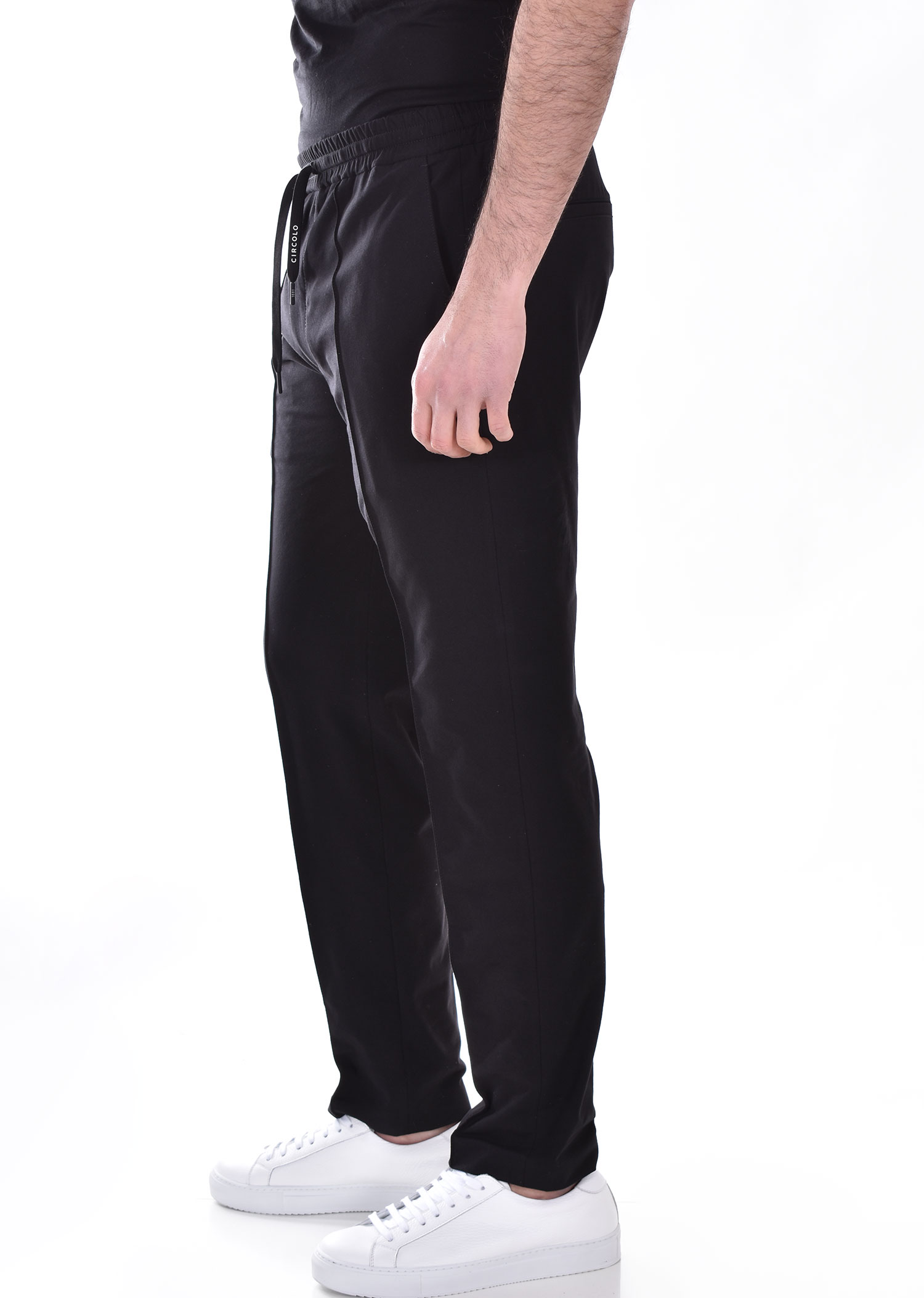 Pantalone Circolo 1901 jogging jersey nero - CIRCOLO 1901 - Vectory uomo