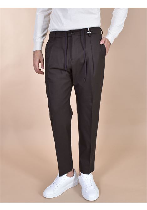 Be Able new Riccardo brown pleated trousers BE ABLE | GBC NEW RICC02