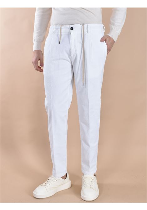 Pantalone Be Able riccardo velluto bianco BE ABLE | VL01