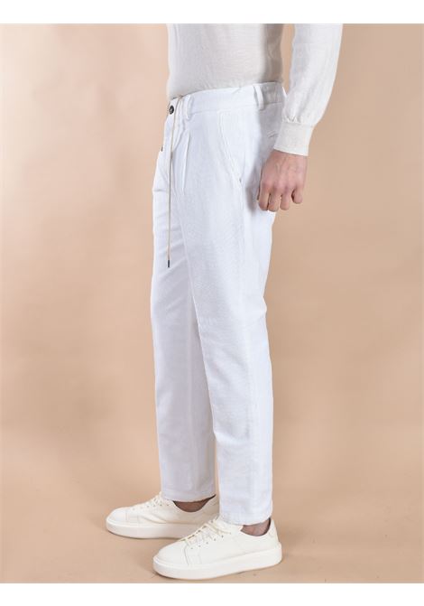 Pantalone Be Able riccardo velluto bianco BE ABLE | VL01