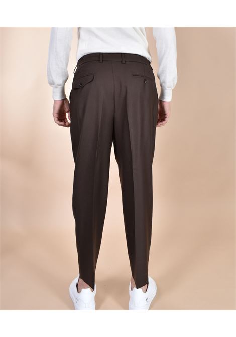 Be Able Sam chestnut virgin wool trousers BE ABLE | WFS01