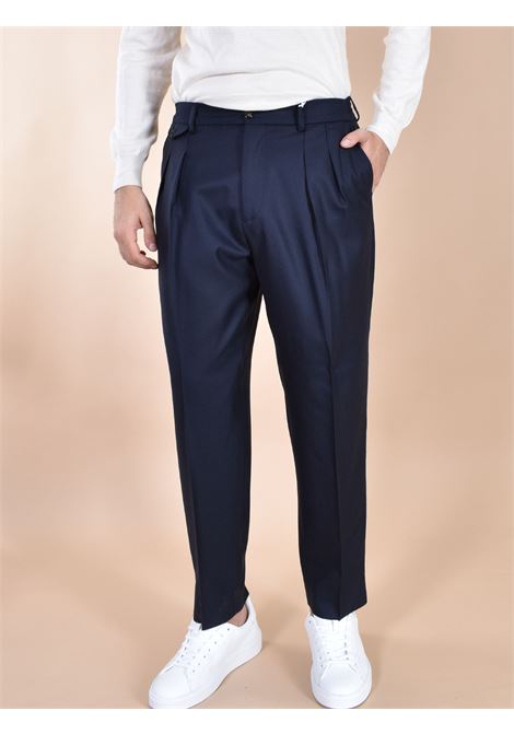 Be Able Sam navy blue virgin wool trousers BE ABLE | WFS03