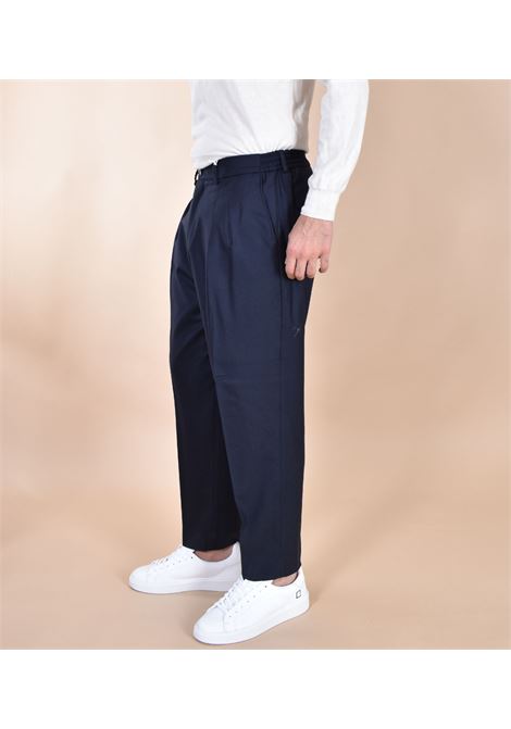 Be Able Sam navy blue virgin wool trousers BE ABLE | WFS03