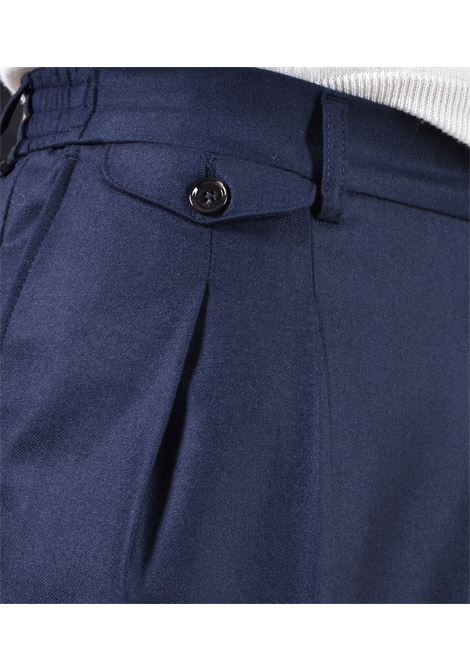 Be Able Sam navy blue virgin wool trousers BE ABLE | WFS03
