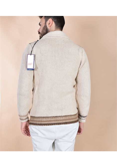 Cardigan lungo BoB maglione Bennie beige marrone BOB | BENNIE01