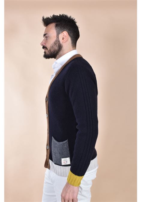Cardigan BoB Cork blu multicolor BOB | CORK02