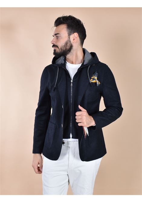 Giacca BoB panno blu Lewis cappuccio BOB | LEWIS150150