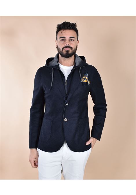 Giacca BoB panno blu Lewis cappuccio BOB | LEWIS150150