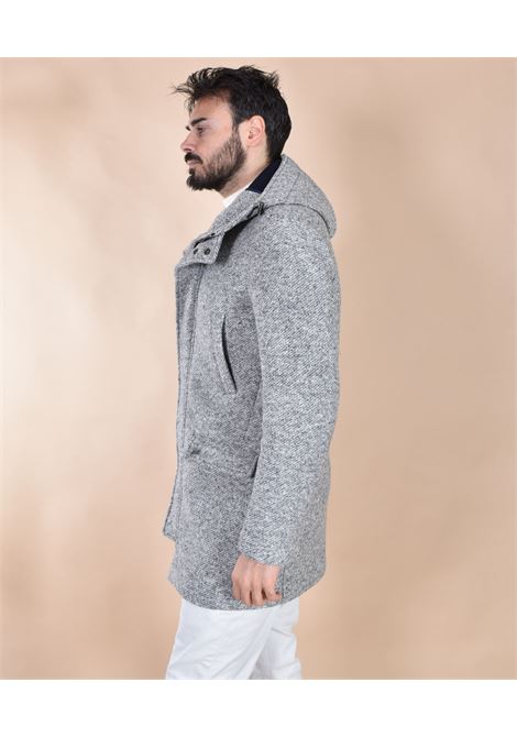 Cappotto BoB Luis cappuccio grigio argento BOB | LUIS1701