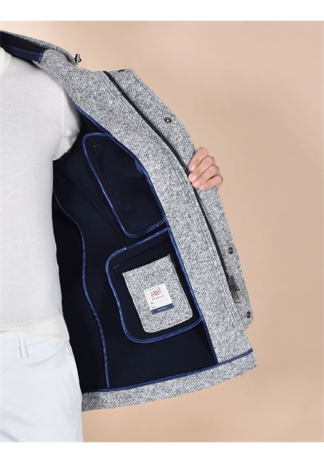 Cappotto BoB Luis cappuccio grigio argento BOB | LUIS1701
