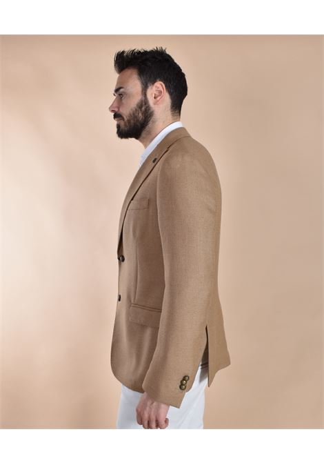 Breras Milano ? Kamelbraune Aquila-Schurwolljacke BRERAS Milano | AQUILAGA470