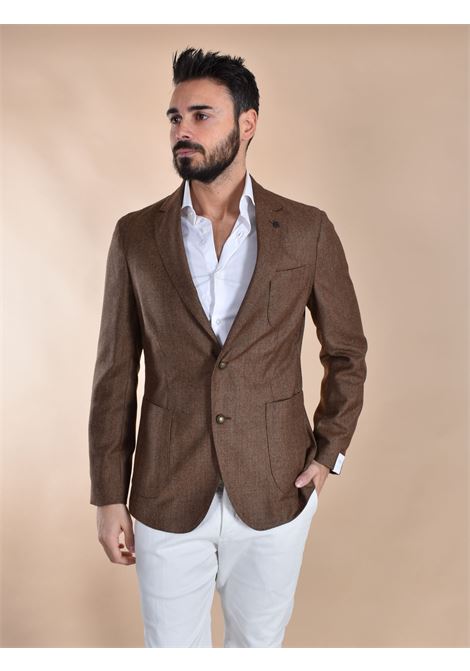 Jacke Breras aus Schurwolle in Kupferbraun Crotone BRERAS Milano | CROTONEGE250