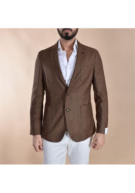 Jacke Breras aus Schurwolle in Kupferbraun Crotone BRERAS Milano | CROTONEGE250